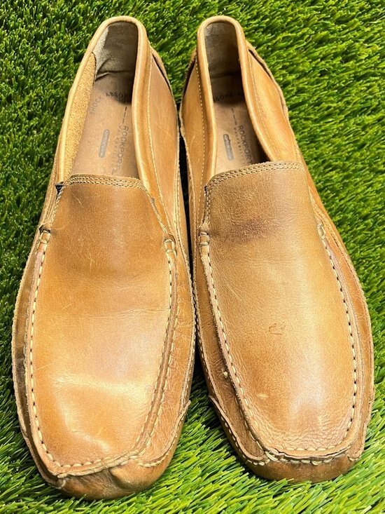 Rockport Luxury Cruise Venetian Mens Size 10.5 Brown Casual Slip On Loafer Shoes main image 6